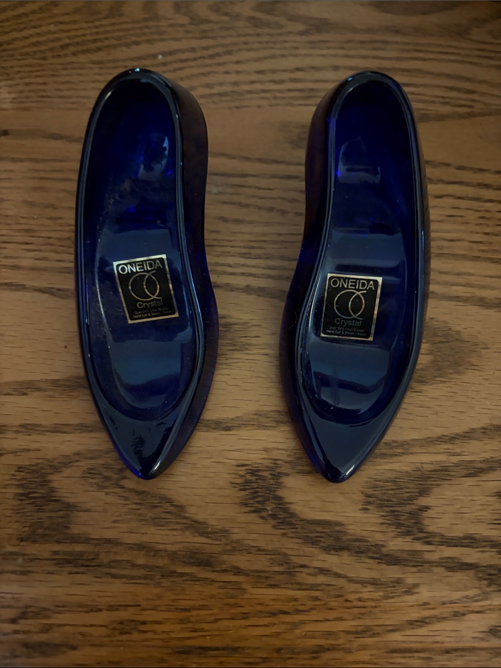 Vintage cobalt blue ladies shoes